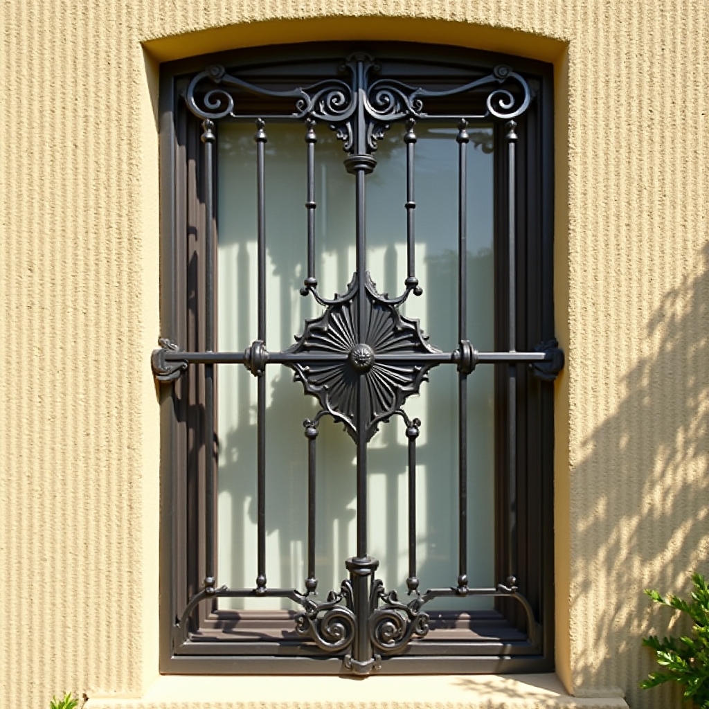 Декоративные кованые решётки на окна